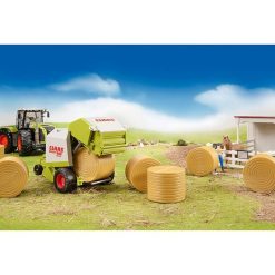 BRUDER 2344 Kulaté balíky žluté pro BRUDER 2121 CLAAS Rollant 250, 4ks