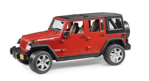 BRUDER 2525 Červené AUTO JEEP WRANGLER RUBICON