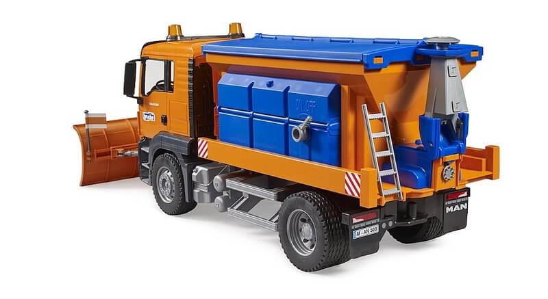 BRUDER MAN TGS camion spargisale e spazz 3785 BRUDER