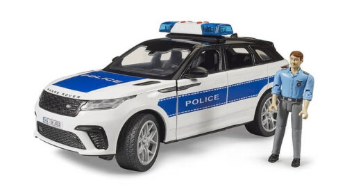 BRUDER 2890 Range Rover Velar policejní vozidlo s policistou, světelným a zvukovým modulem